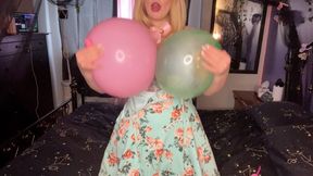 Non pop Balloon Play, Vibrator, Feet