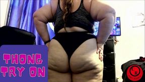 Thong Try On - CurvyRedhead - WMV