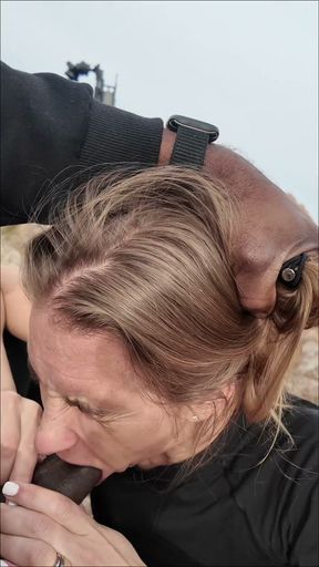 Slutty MILF Gets Ass Stretched & Face Painted by BBC During Hike