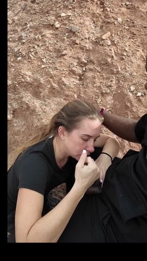 Slutty MILF Gets Ass Stretched & Face Painted by BBC During Hike