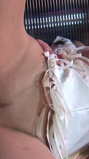 Cassie Young and Abbey Brooks get covered in cum during this gang bang