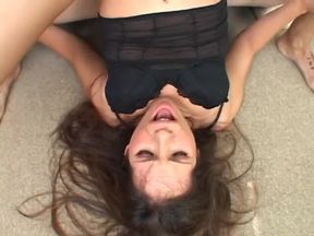 Sexy babe gives head then gets hungrily fucked