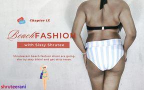 Beach Fashion Chapter 9 - Solo Indian Trans in Bikini