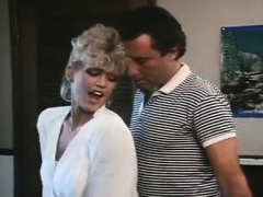 Amber Lynn, John Leslie in amazing retro sex video with