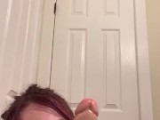 YOUNG TIGHT TWINK knows how to ride THICK COCK taking video requests of/lilnecktat