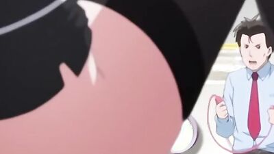 Kinky anime MILF moans while being penetrated by a massive cock