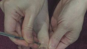 PEDICURE RIGHT FOOT SALON AT HOME