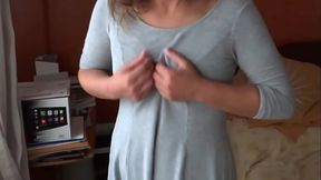 I always make their cocks very hard and they jerk off while I show them my tits, it fascinates me