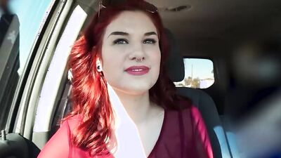 BlackAmbush - 18yo Red Haired Newbie Jules Gets her First BBC and Creampie!