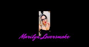 Life&#039;s a drag and Marilyn loves it. Smokey kisses!