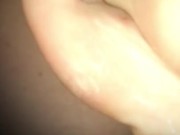 - Fiona Fox -  TS Filthy Slut Worships her Hard Cock, Cute Dirty little Sweaty Feet and Hot Cum.