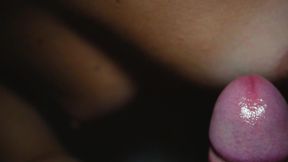 Slowmotion Oils His Dick and Cums on My Tits