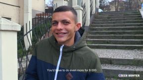 Czech Hunter - Skinny Twink Takes Facial After Raw Anal