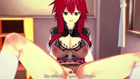 rias gremory fucking in the class room - dxd - part 1 (sucking and titi fuck)