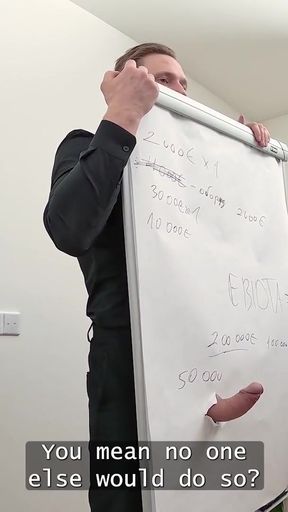 Jaw-dropping moment from &quot;LOAN4K. A glory hole for my tight hole made me happy&quot;