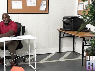 DOWNLOW LADS - Large Dong DAMIEN ROUX Catches Customer Jerking Off In Public Cyber Cafe!