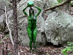 BTS Nude Outdoor Photoshoot With Slime
