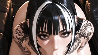 Manga porn anime - My acquaintance observes me in sofa and begins to me highly mouth-watering