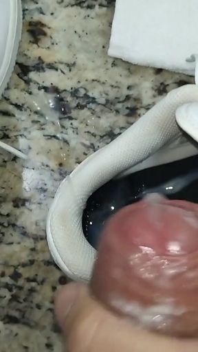 Captivating moment from &quot;Nike AF1 fucking and cumming a lot inside with the fleshlight&quot;