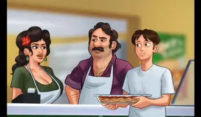 Two busty MILF friends share the biggest cock