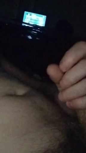 Stroking My 5 Inch Cock