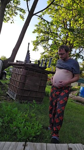 Naked in the Backyard