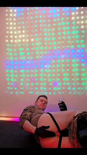 Soldier Reports for Duty. Today's Task: Ass Training for His Comrades.