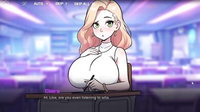 Big boobs creampie in shower with sexbot girlfriend hotime saga
