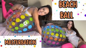 New giant beach ball + Masturbation