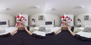 VR BANGERS- Five Grils Merry XxXMas treat full of joy and sex