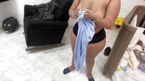 The Most Provocative Big Ass Girl in Her Dressing Room
