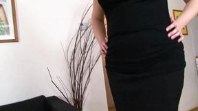 Big black cock inside deep ass of MILF with big boobs