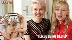 Natalia Spoils Blonde Vicky With Spanking, Bondage and a Vibrator on Her Pussy