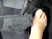 My hot NYC FEET on the pedals