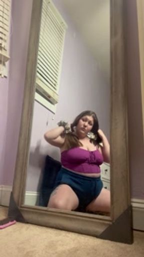 I cleaned my mirror so I could smoke just for you