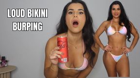 Loud bikini burping - OnlyVanessa