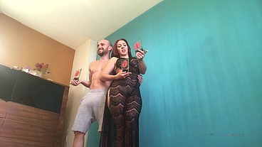 sesión de fotos con los premios que gane en el salón erotico de Barcelona 2019