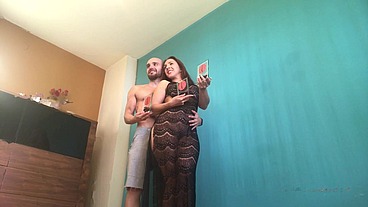 sesión de fotos con los premios que gane en el salón erotico de Barcelona 2019