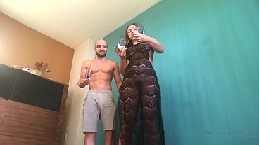 sesión de fotos con los premios que gane en el salón erotico de Barcelona 2019