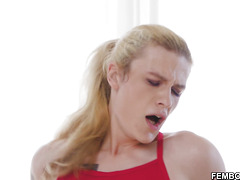 Femboy Lifeguard's Colleague Goes For A Deep Dive In His Hole!
