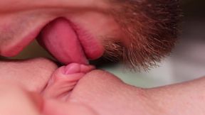 Sensitive Close-up Pussy Licking