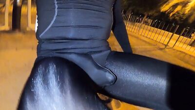 Hottest moments in tight spandex in public for people to look at me