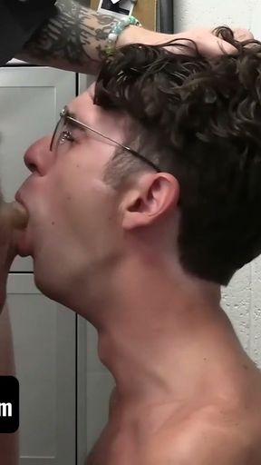 Nerd Teen Thief Barebacked By Vigilant Officer Cole Church - YoungPerps   Clip 2