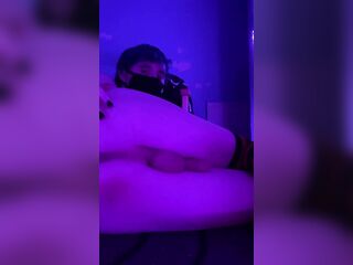 femboy play with their anal-plug