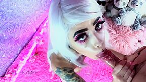 Oily Footjob & Anal Creampie