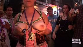 Wives Girlfriends step Sisters &amp_ Mom'_s All Show Tits During Mardi Gras