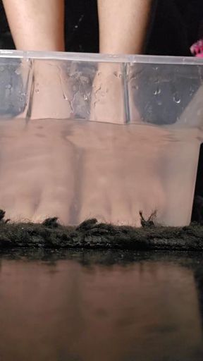 Foot Drying Post Soak (ASMR))