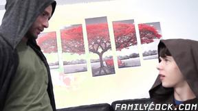 Slender cutie Dakota Lovell & Armando de Armas play with each others throbbing