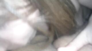 Goth Blonde Sucking Off Dick like a Super Sexy women