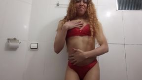Trans Woman in Red Scene 02